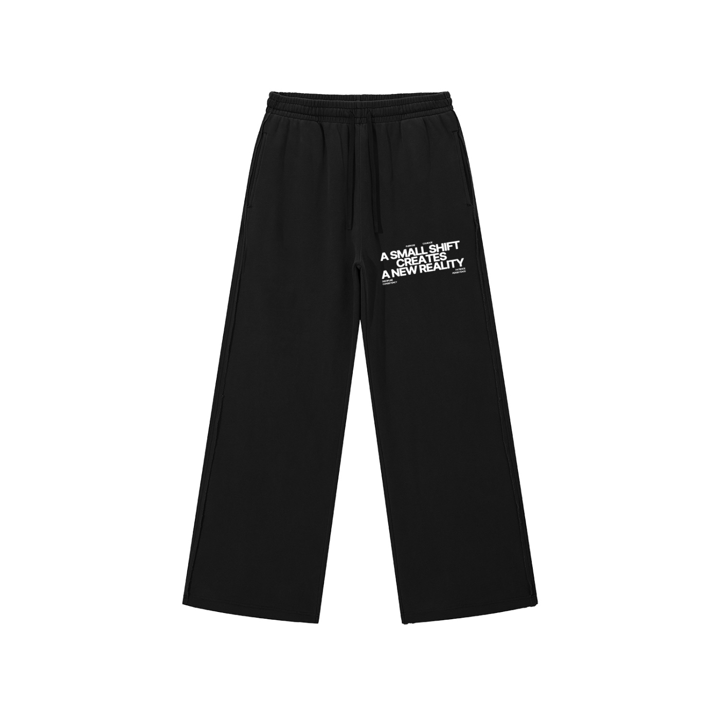 A SMALL SHIFT SNOW WASHED SWEATPANTS