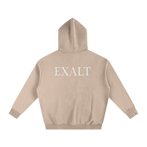 RISE HIGHER HOODIE (GREY APRICOT/WHITE)