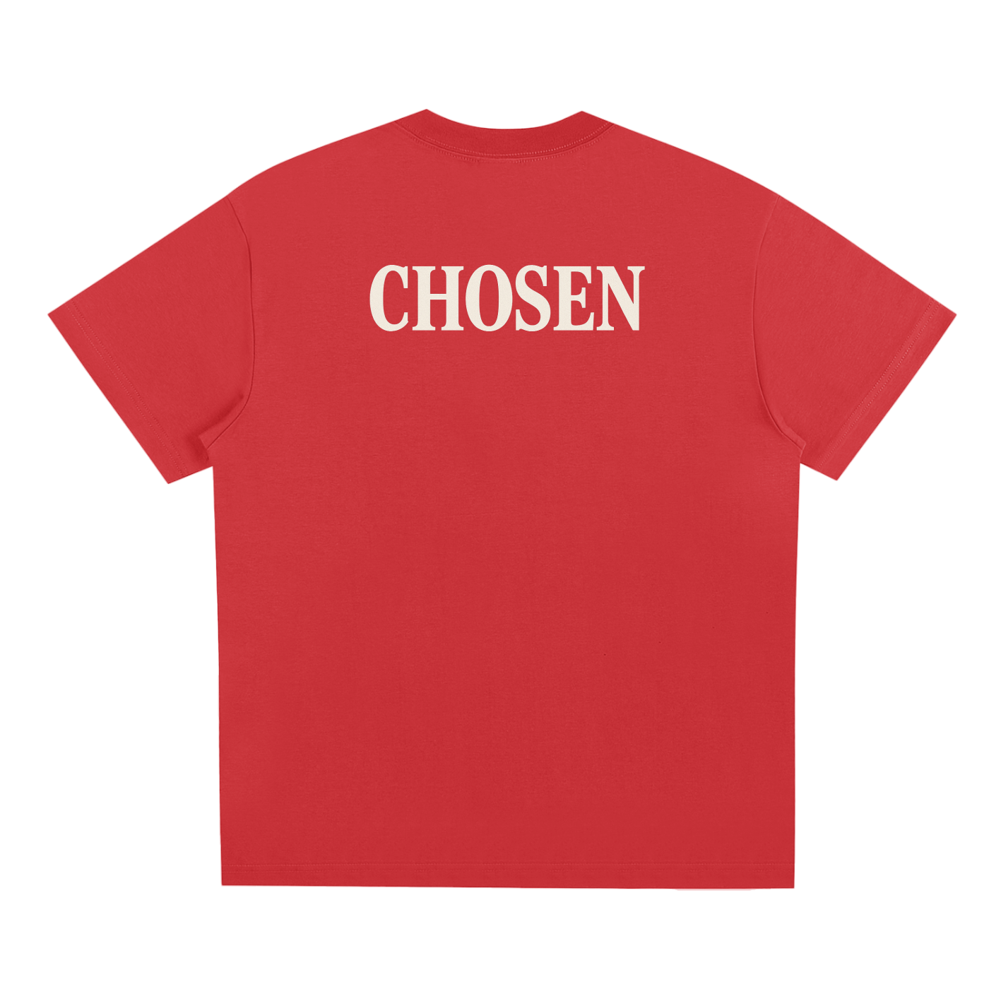 THE CHOSEN TEE (RED/WHITE)