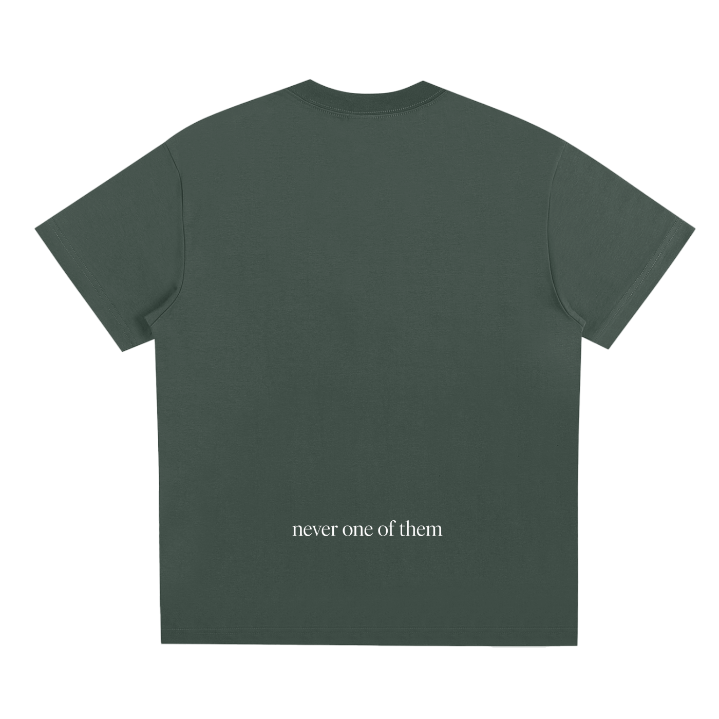 THE “ONE” TEE (GREEN/WHITE)